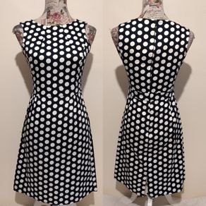 Black And White Polka Dot Dress