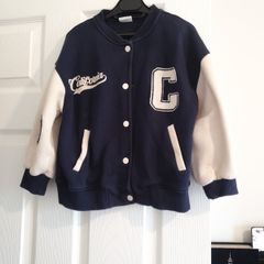 Zara boyfriend girl jacket letter "C"