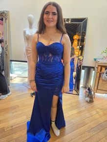 Royal Blue Debs dress