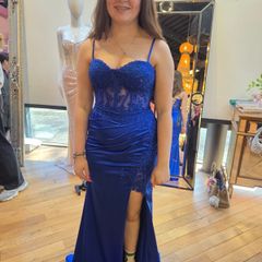 Royal Blue Debs dress