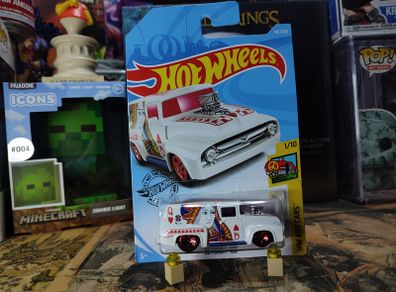 '56 Ford F-100 ! Queen of Hearts ! Hot Wheels ! 2018 ! HW Art Cars ! Mattel !