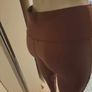 Verso burgundy leather look skinny pants size S/M Perfect condition Postage included Image 3