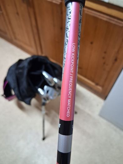 Golf Clubs. US Kids Golf Set.Left Handed .Age 7 To 8 Years Old. Girls Set.. In As New Condition. Collect In Dublin Or Receive Via Post.
