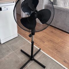 Standing fan, black, 3 speeds