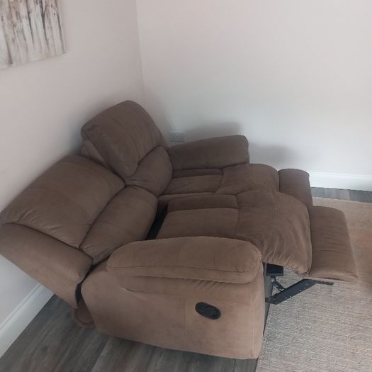 2 seater recliner sofa & arm chair