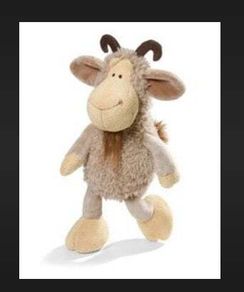 BNWT NICI Germany Jolly Mah Gustav goat soft toy 28 cm Postage included