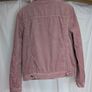 Denim Co Pink Corduroy Sherpa Trucker Jacket Womens Size 12 Image 2