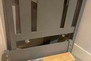 Beautiful Grey Wooden Single Bed Frame - Can Deliver
