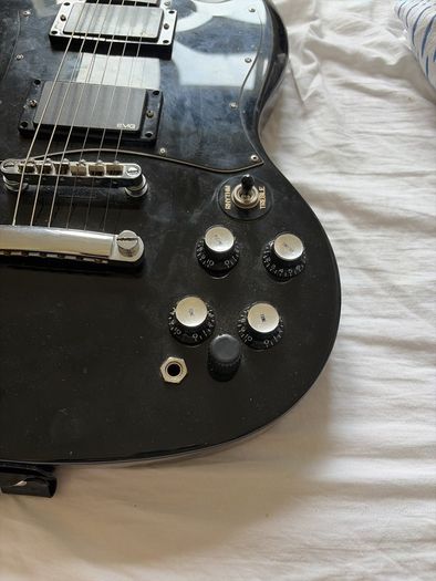 Epiphone SG with EMG 81/85 active pickups and EMG Afterburner