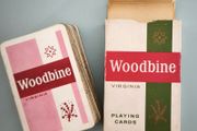 Vintage woodbines cigarette playing cards