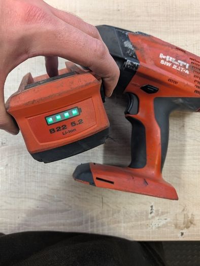 Hilti battery and impact