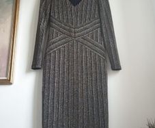 Joseph Ribkoff Gold Thread Dress Size Uk 10