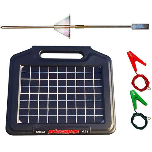 Solar Electric fence Energiser ShockRite SRS02 0.2J