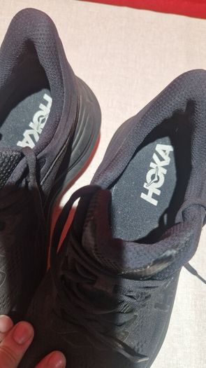 HOKA Bondi 9 Wide Triple Black  Size UK 9.5 / EU 44