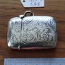 Antique Sterling Silver Vesta Case - High Shine Finish (Birmingham 1923) Image 2