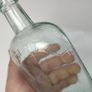 395 - Antique Imperial Pint Sea Glass Decorative Collectible Alcohol Bottle Image 6