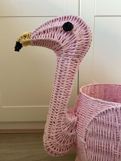 Big flamingo pink basket