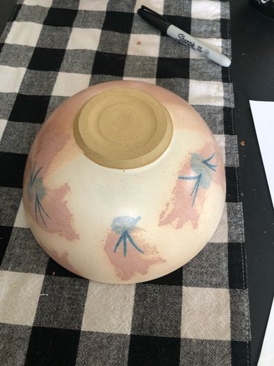 Pretty pottery bowl