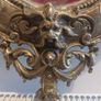 Stunning Pair of Antique Highly Detailed Rococo/Late Baroque Solid Cast Brass Round Mirror Frames with Cherubs Head, Satyr, Flowers and Foliage, One with Mirror and One Without Mirror, Circa 19th Century Image 7