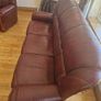Leather 3 Piece: Couch & Chairs Image 2