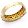 Signed Elanza Sterling Silver Cubic Zirconia Ring Image 3