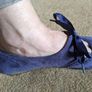 Clarks ladies blue suede shoes Image 2