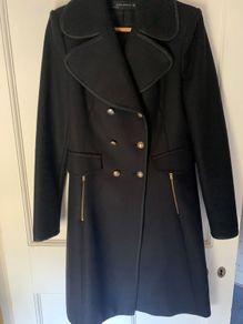 Zara Black Wool Coat