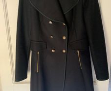 Zara Black Wool Coat