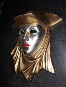 Large ceramic wall mask