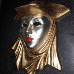 Large ceramic wall mask