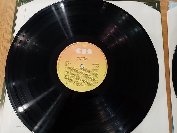 REFLECTIONS. IMAGINATIONS. instrumentals, original artists, compilation albums. 1982, 1983 Irish Pressings. Vinyl Record Album. Various artists.