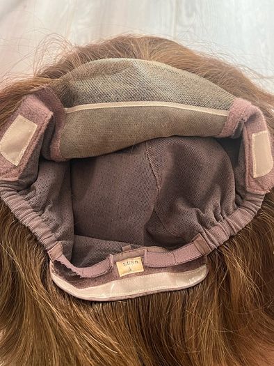 Human hair wig brown