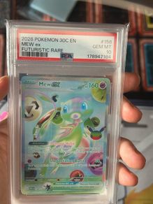 Futuristic Rare Mew EX PSA GEM MT 10 | Pokemon 30th Celebration