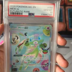Futuristic Rare Mew EX PSA GEM MT 10 | Pokemon 30th Celebration