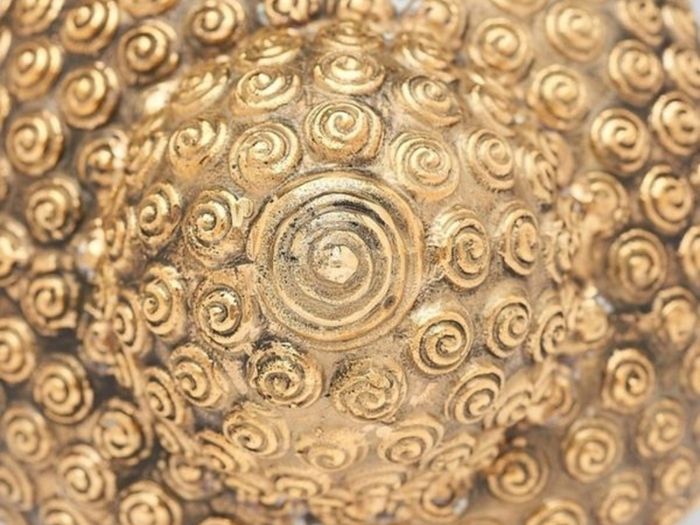 Buddha Head (25cm) - Polished Bronze