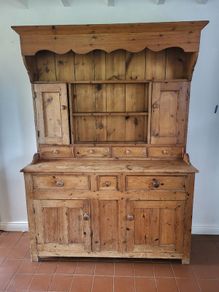 Vintage Pine Farmhouse Dresser / Welsh Dresser