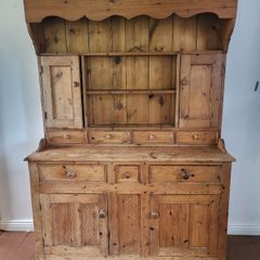 Vintage Pine Farmhouse Dresser / Welsh Dresser