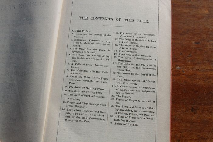 The Book of Common Prayer, Sacraments of Rites, Protestant Episcopal Church, NY Oxford Univ. Prayers, Psalms & Lessons
