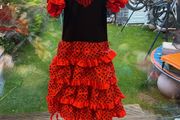 Flamenco Spanish kids dress, Halloween costume