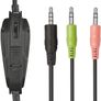 Headset with Microphone, Fold Away Mic and Adjustable Headband, Wired, 2 m Cable, for Xbox One, Xbox Series X, PS4, PS5, Nintendo Switch Image 3