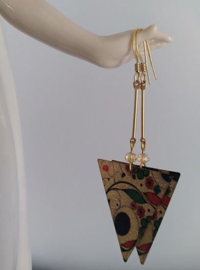 Drop earrings (handmade)
