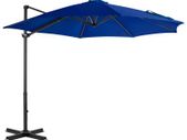 Cantilever Umbrella with Aluminium Pole Azure Blue 300 cm