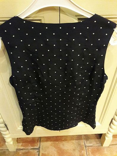 Navy Betty Barclay sleeveless top. Size 10