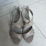NeroGiardini High-Ankle Sandal Heels, light beige Image 3