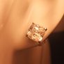 Solid Sterling Silver 8 mm Cushion Cut Swarovski Zirconia Studs Image 7