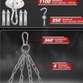 Heavy Boxing Bags with Chain Ceiling Hook, Hanging Boxing Bag for Kickboxing Muay Thai Karate Judo Taekwondo Home Gym Training, Unfilled Image 4