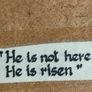 Signed Holy Sckatshe Frmed Pictuer Called He Is Not Here He Is Risen Image 4