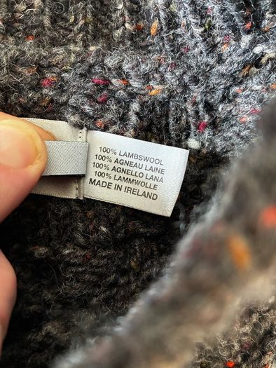 McConnells fisherman wool sweater