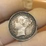 1878 Silver Shilling Die 3 Victoria Nice grade Image 3