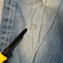 Levis 501 Vintage Made in UK W33 L32 Light Wash Blue Jeans 90s - Distressed Image 9